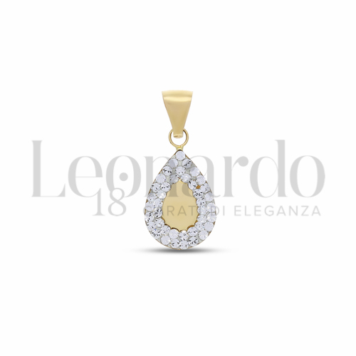 1° Misura con Resina e zirconi in Oro Giallo da 0,7gr.