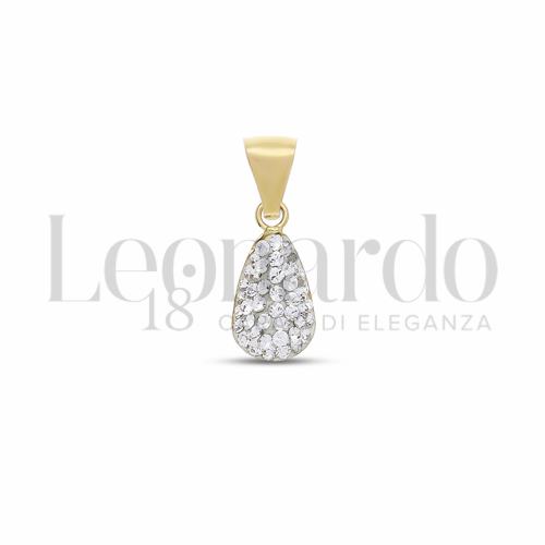 1° Misura con Resina e zirconi in Oro Giallo da 0,5gr.