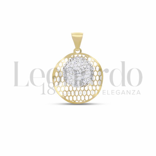 1° Misura con Resina e zirconi in Oro Giallo da 0,9gr.