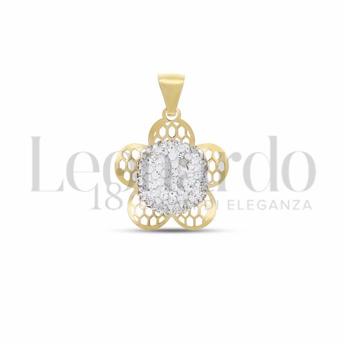 1° Misura con Resina e zirconi in Oro Giallo da 0,9gr.