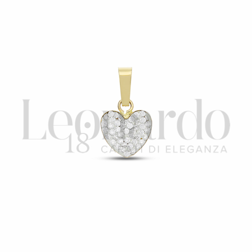 2° Misura con Resina e zirconi in Oro Giallo da 0,4gr.