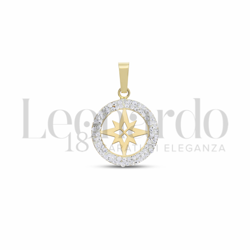 1° Misura con Resina e zirconi in Oro Giallo da 0,5gr.