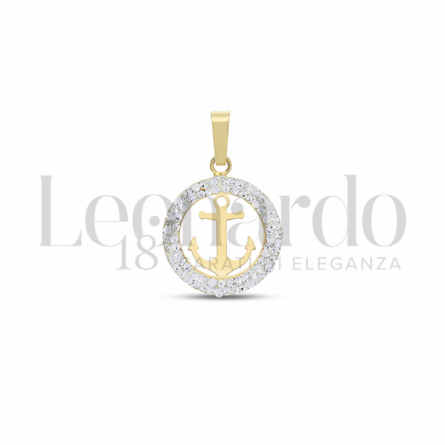 1° Misura con Resina e zirconi in Oro Giallo da 0,5gr.