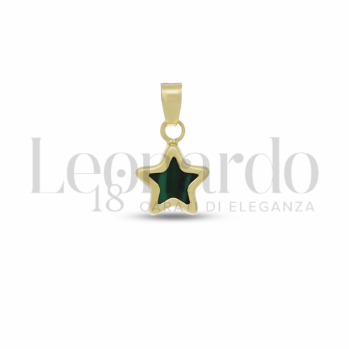 1&deg; Misura con Malachite in Oro Giallo da 0,4gr.