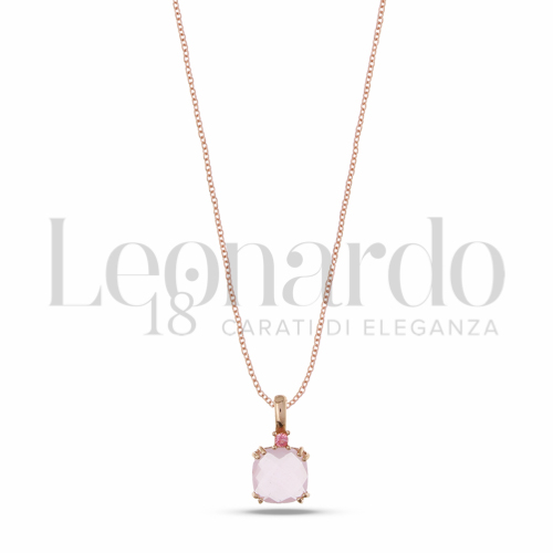 Pendenti Collana Colorful Collection da Donna in Oro 18 Carati Forma: Quadrato Finitura o modello: Con catenina passante 1,7g