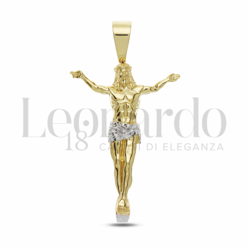 Pendenti Pendente Cristo in Oro 18 Carati Misura o diametro: 4° Finitura modello: Lucida e diamantata 5,2g