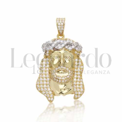 Misura o diametro 2° Misura con Zircone bianco in Oro Giallo e Oro Bianco da 9,9gr.