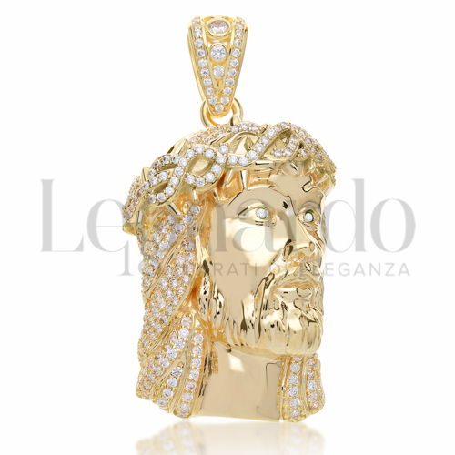 Misura o diametro 3° Misura con Zircone bianco in Oro Giallo da 19,3gr.