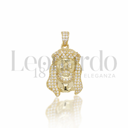 Misura o diametro 1° Misura con Zircone bianco in Oro Giallo da 5,5gr.