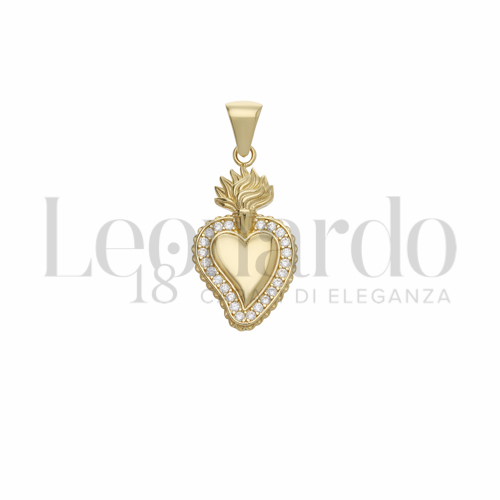 Misura o diametro 1° Misura con Zircone bianco in Oro Giallo da 1,7gr.
