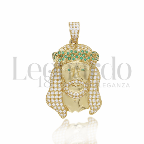Pendenti Volto di Cristo in 3D Oro 18 Carati Soggetto o modello: Misura diametro: 2° Finitura Lucida 10,6g