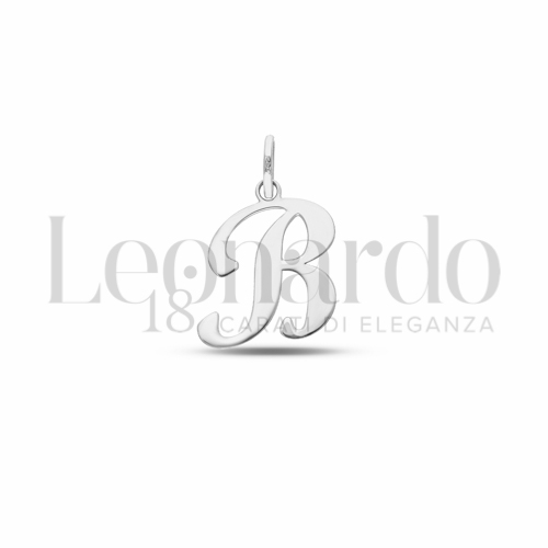 B Lettera in Oro Bianco da 0,6gr.