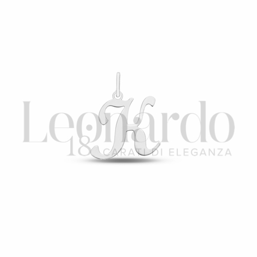K Lettera in Oro Bianco da 0,5gr.