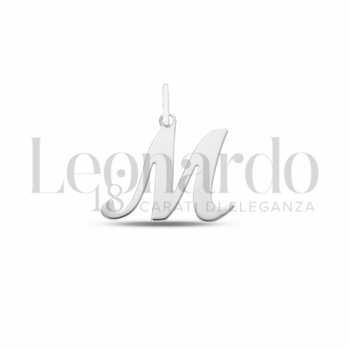 M Lettera in Oro Bianco da 0,8gr.