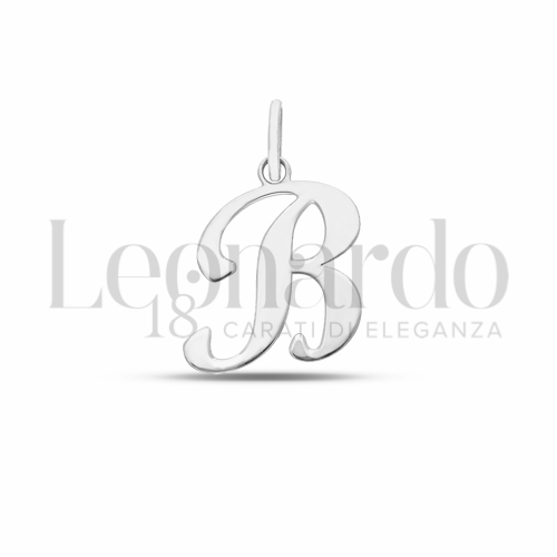 B Lettera in Oro Bianco da 1,1gr.
