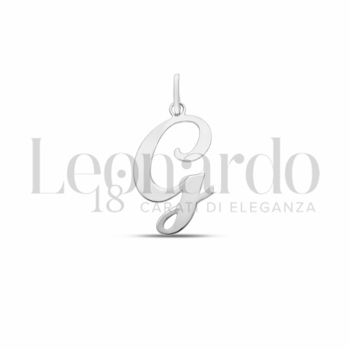 G Lettera in Oro Bianco da 1,1gr.
