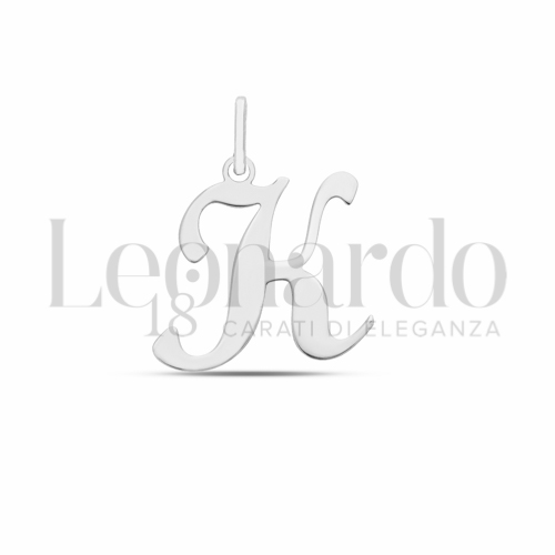 K Lettera in Oro Bianco da 1,2gr.