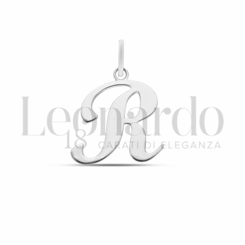 R Lettera in Oro Bianco da 1,2gr.