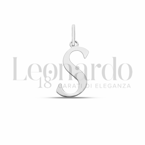 S Lettera in Oro Bianco da 0,7gr.