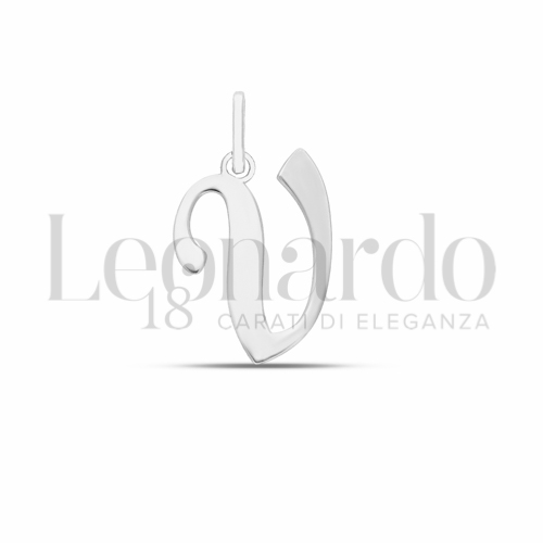 V Lettera in Oro Bianco da 0,9gr.