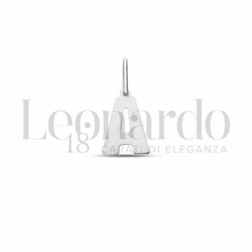A Lettera in Oro Bianco da 0,4gr.