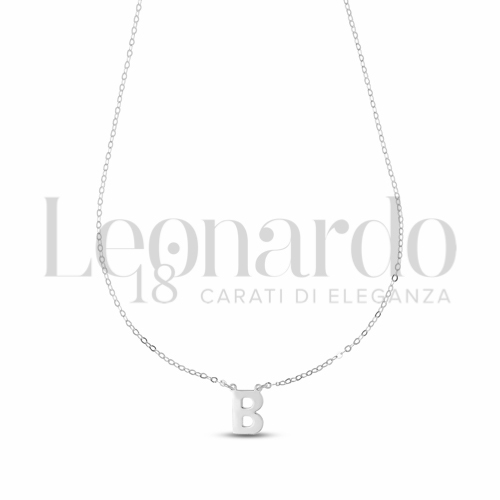B Lettera in Oro Bianco da 1gr.