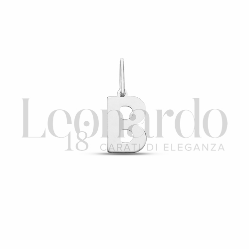B Lettera in Oro Bianco da 0,5gr.
