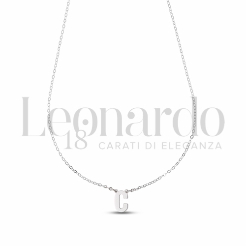 C Lettera in Oro Bianco da 1gr.