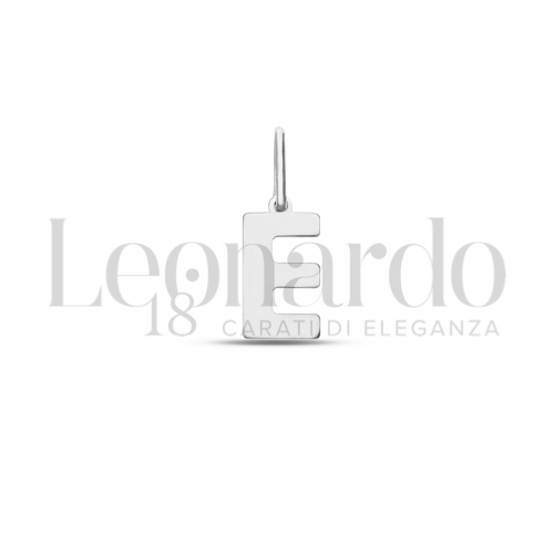 E Lettera in Oro Bianco da 0,4gr.