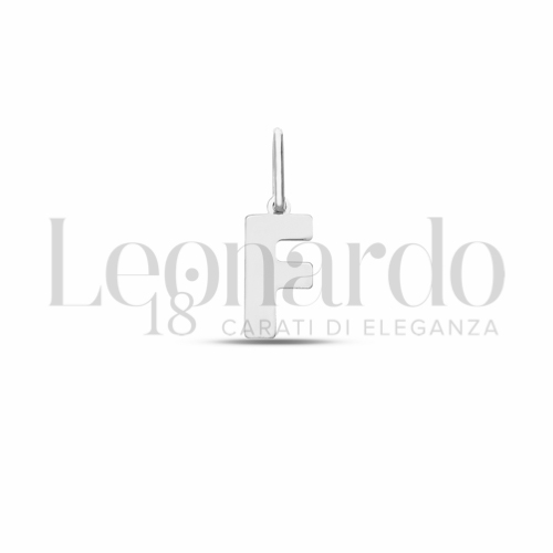 F Lettera in Oro Bianco da 0,3gr.