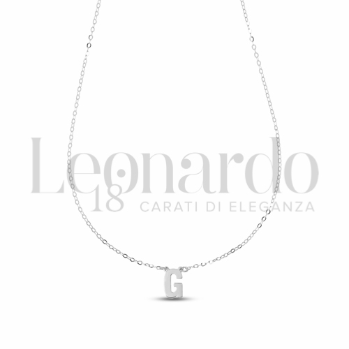 G Lettera in Oro Bianco da 1gr.