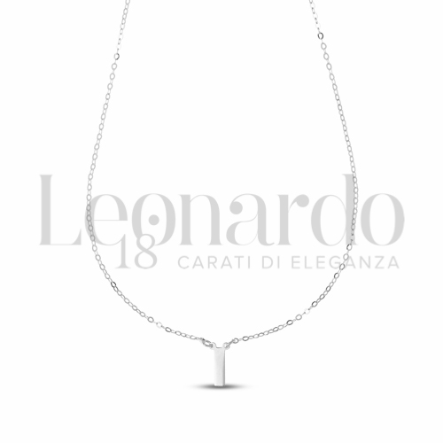 I Lettera in Oro Bianco da 1gr.