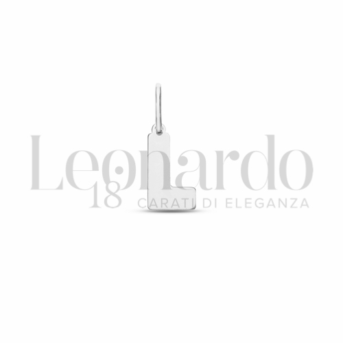 L Lettera in Oro Bianco da 0,3gr.