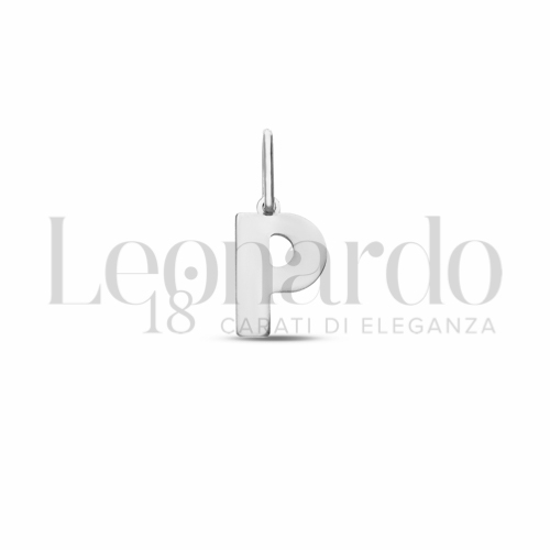 P Lettera in Oro Bianco da 0,4gr.