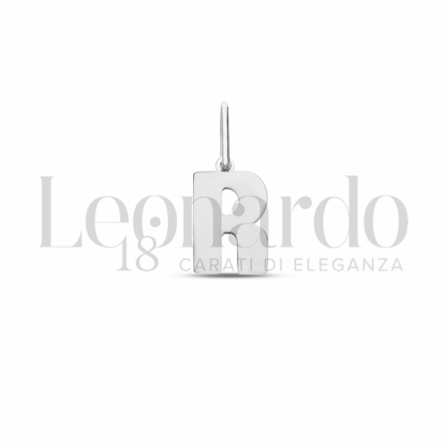 R Lettera in Oro Bianco da 0,5gr.