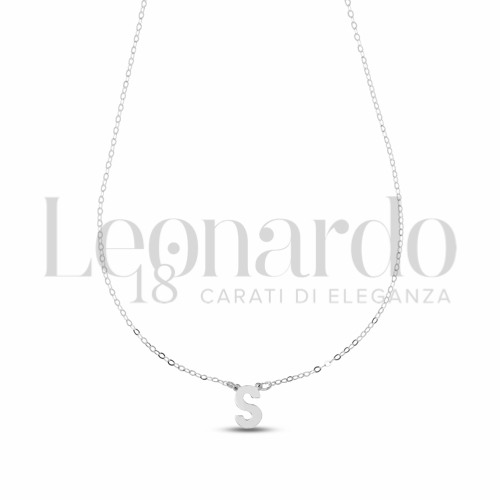 S Lettera in Oro Bianco da 1gr.