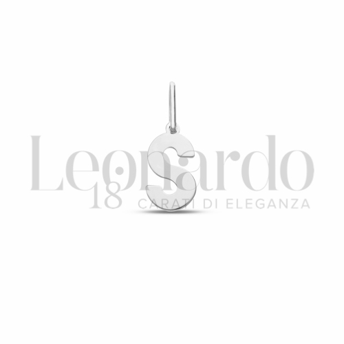 S Lettera in Oro Bianco da 0,4gr.