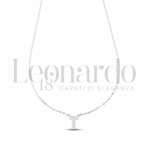 T Lettera in Oro Bianco da 1gr.