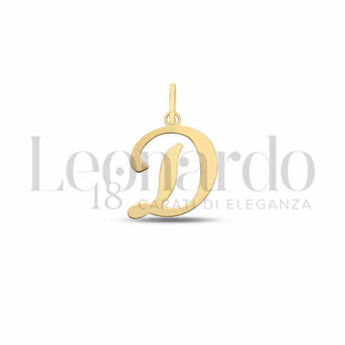 D Lettera in Oro Giallo da 0,7gr.