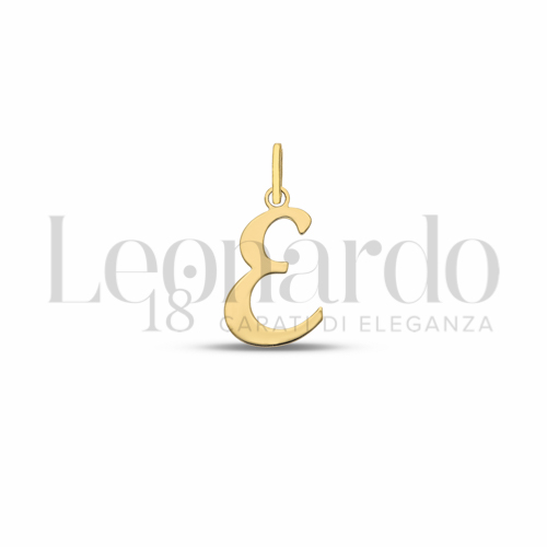 E Lettera in Oro Giallo da 0,4gr.