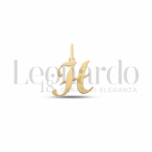 H Lettera in Oro Giallo da 0,7gr.