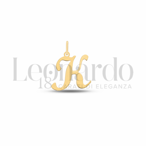 K Lettera in Oro Giallo da 0,6gr.