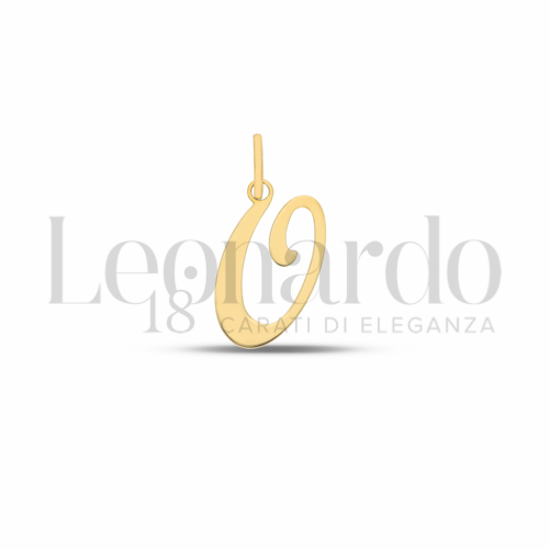 O Lettera in Oro Giallo da 0,6gr.