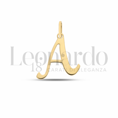 A Lettera in Oro Giallo da 0,8gr.