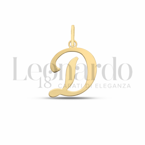 D Lettera in Oro Giallo da 1,1gr.