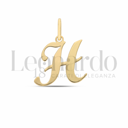 H Lettera in Oro Giallo da 0,8gr.