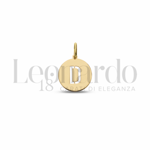 D Lettera in Oro Giallo da 0,5gr.