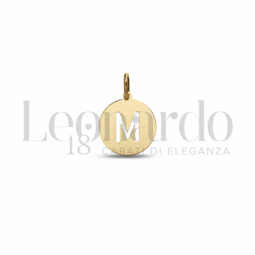 M Lettera in Oro Giallo da 0,5gr.