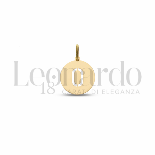 O Lettera in Oro Giallo da 0,5gr.