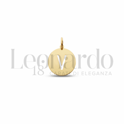 V Lettera in Oro Giallo da 0,5gr.